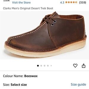 EUC Clarks Desert Trek shoes